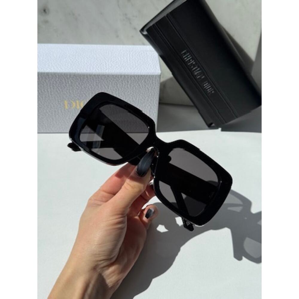 NEW Dior Wildior S3U Oversized Sunglasses in Black - Picture 8 of 9